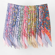 Eco-Friendly Cotton Bandana – Reusable, Breathable & Stylish Headwrap for All Seasons - 19pcs